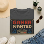 Gamer Wanted T-Shirt – Retro Pixel Controller Tee