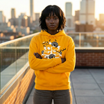 Skull Graphic Hoodie – Retro Streetwear Pullover